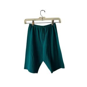 Modern Motion Bodywear Vintage Bodywear Turquoise Bike Shorts Size Large 80s